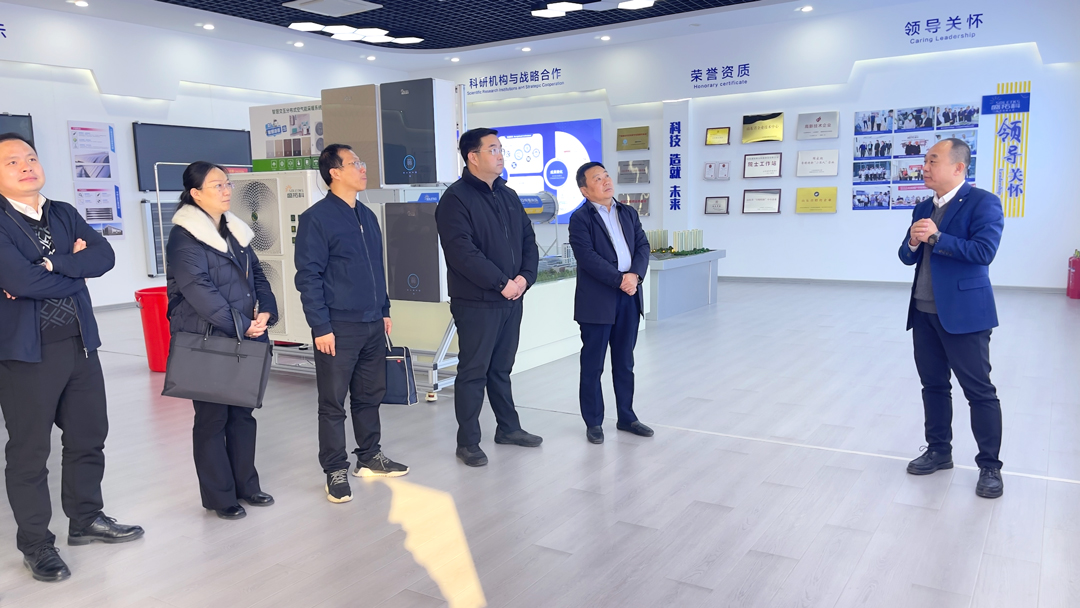 山东省科技厅及企业领导一行莅临盛拓科集团调研指导